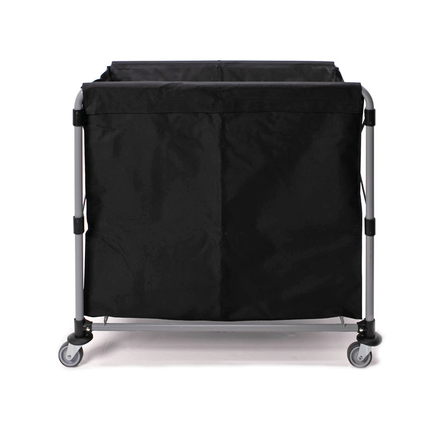 Lakeside 58580 Mobile Housekeeping Cart, (1) Blue Nylon Bag, (1) Door, (1)  18 x 36-in. Fold-Up Platform, (1) Bucket Capacity - Lakeside Foodservice