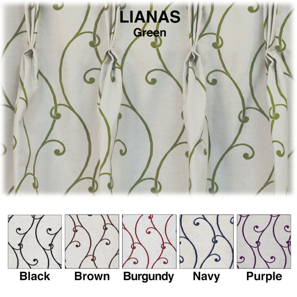 Lianas hotel drapery collection lianas